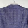 Le Suit Polyester Metallic Skirt Suit Size 6P Purple Wide Notch Collar 2PC New