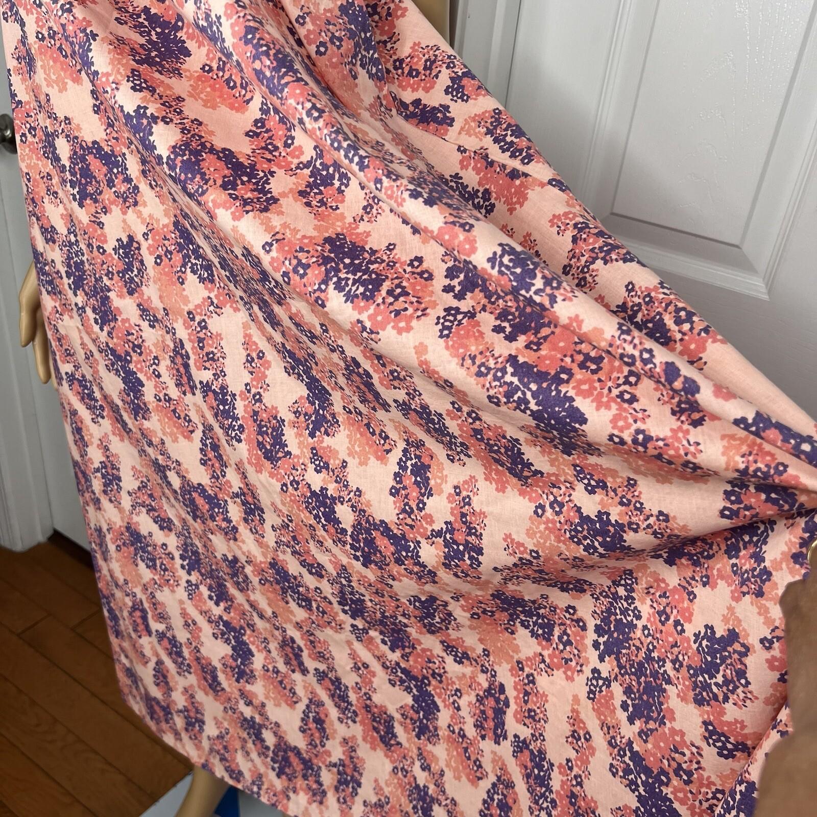 Anthony Richards Vintage House Dress Size 4X Floral Sleeveless Adjustable Strap