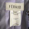 10-7139.jpg Feraud Upper Cloth Virgin Wool Silk Blazer Size 12 Multicolor Bell Sleeves Lined