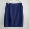 Le Suit Polyester Skirt Suit Size 16W Purple Shawl Collar Lined Career 2PC