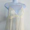 Victoria Secret Vtg 1990 Micromesh L Fairy  Babydoll Lingerie Slip Y2k Coquette