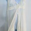 Victoria Secret Vtg 1990 Micromesh L Fairy  Babydoll Lingerie Slip Y2k Coquette
