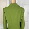 Moshita Couture Polyester Skirt Top Suit 14 Green Ruffle Bell Sleeves 3PC