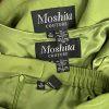 Moshita Couture Polyester Skirt Top Suit 14 Green Ruffle Bell Sleeves 3PC