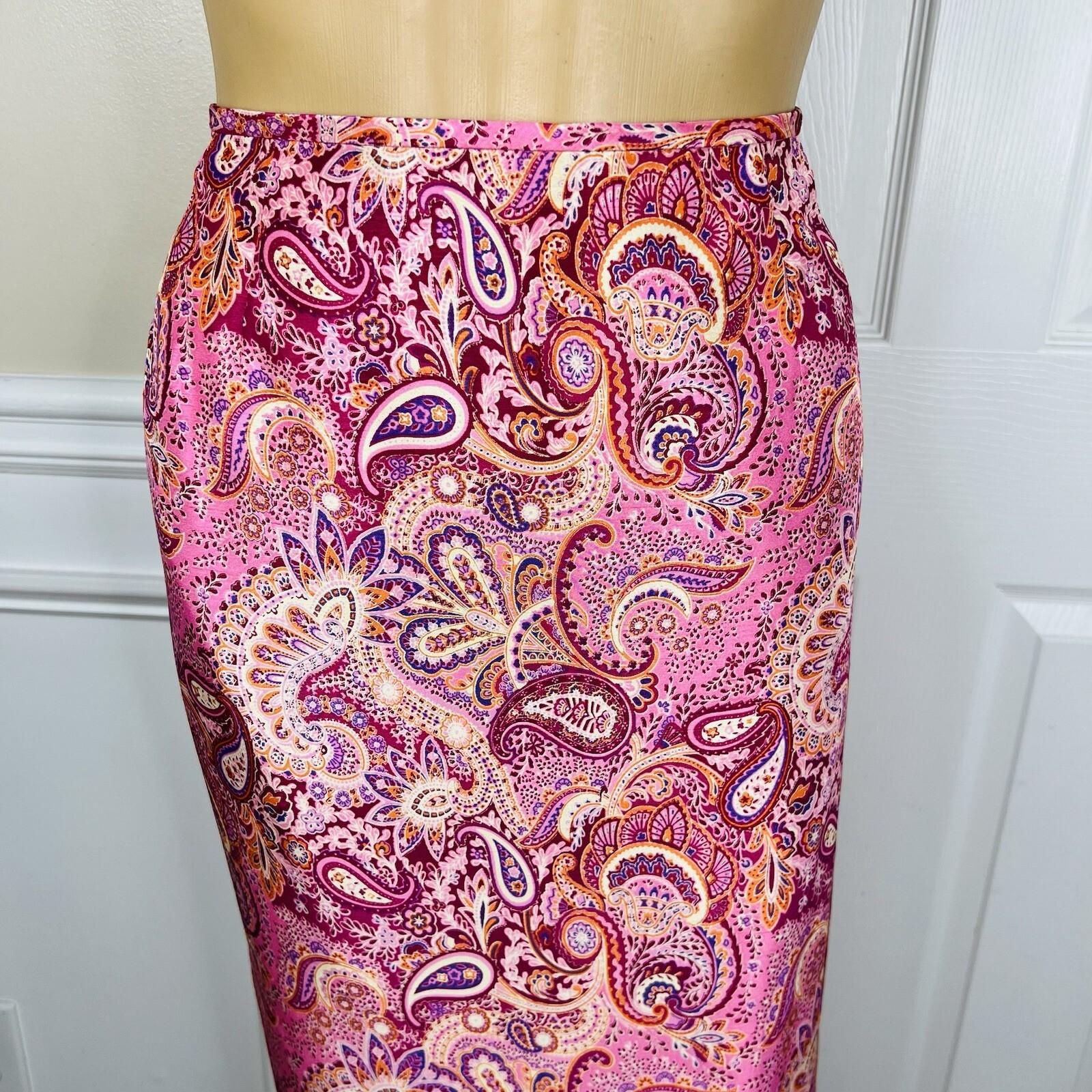 Le Suit Women Polyester Skirt 12 Suit 14 Pink Floral Peak Collar Cocktail 2PC