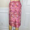 Le Suit Women Polyester Skirt 12 Suit 14 Pink Floral Peak Collar Cocktail 2PC
