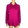St John Separates Women Knit Sweater Size S Pink Half Zip Up High Neck Collared