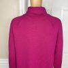 St John Separates Women Knit Sweater Size S Pink Half Zip Up High Neck Collared