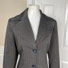 LARRY LEVINE 2PC Multicolor Polyester Rayon Spandex Lined Pant Suit Size 8