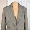 KASPER Women 2PC Gray Polyester Lined Single breasted Pant Suit Size 6