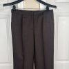 New LE SUIT 2PC Brown Polyester Lined Notch Collar Pant Suit Size 4 MSRP 0