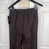New LE SUIT 2PC Brown Polyester Lined Notch Collar Pant Suit Size 4 MSRP 0