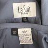 Le Suit Women Polyester Skirt Suit Size 12P  Century Blue Open Front 2PC New