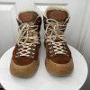 Gucci X Sega Suede Leather Shearling Hiking Sneakers 9 Fur Calfskin Flashtrek