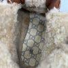 Gucci X Sega Suede Leather Shearling Hiking Sneakers 9 Fur Calfskin Flashtrek
