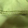K&B Polyester Skirt Suit Top 16 Lime Green Embroidered Beaded Open Front 2PC