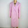 FashionNova Change of Season Pink Coat Size S Puffy Sleeves Midi Princess Roomy