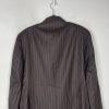 Ralph Ralph Lauren Suit Mens 42R Wool 3PC Jacket Vest Pants Brown Striped