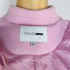 FashionNova Change of Season Pink Coat Size S Puffy Sleeves Midi Princess Roomy
