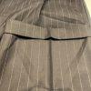 Ralph Ralph Lauren Suit Mens 42R Wool 3PC Jacket Vest Pants Brown Striped