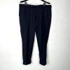 SuitSupply Slim Leg Straight Brescia Trousers Wool Pants 42x29 Navy Flat Front