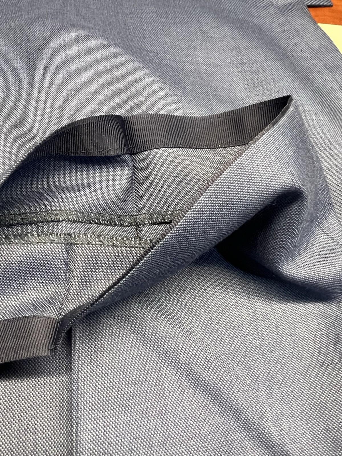 10-7467.jpg SUITSUPPLY Men Model Custom Wool Pants 40x30.5 Blue Flat Front Slim Straight New