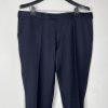 SuitSupply Slim Leg Straight Brescia Trousers Wool Pants 42x29 Navy Flat Front