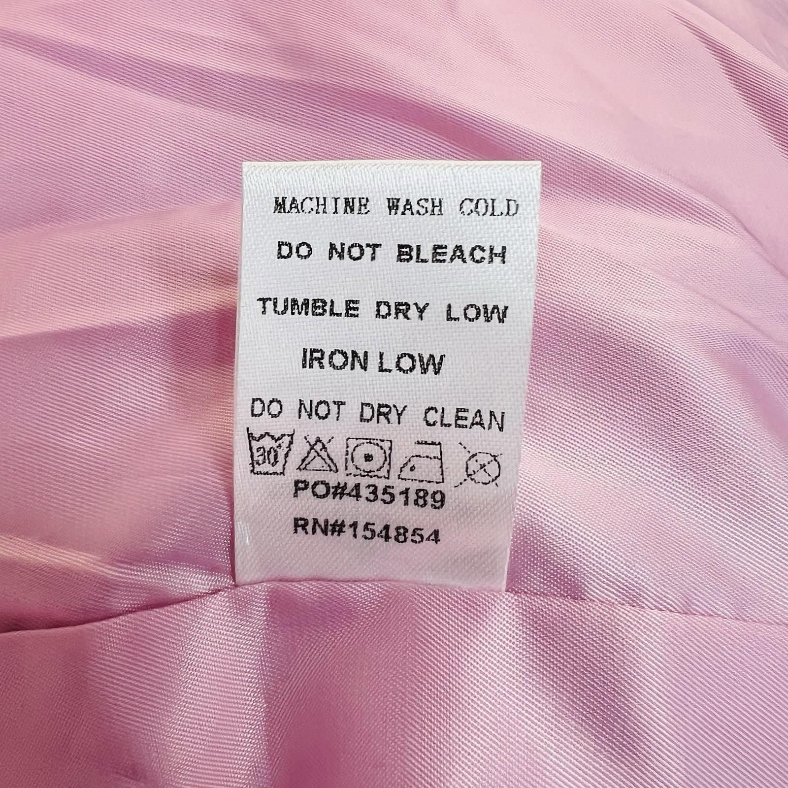 FashionNova Change of Season Pink Coat Size S Puffy Sleeves Midi Princess Roomy