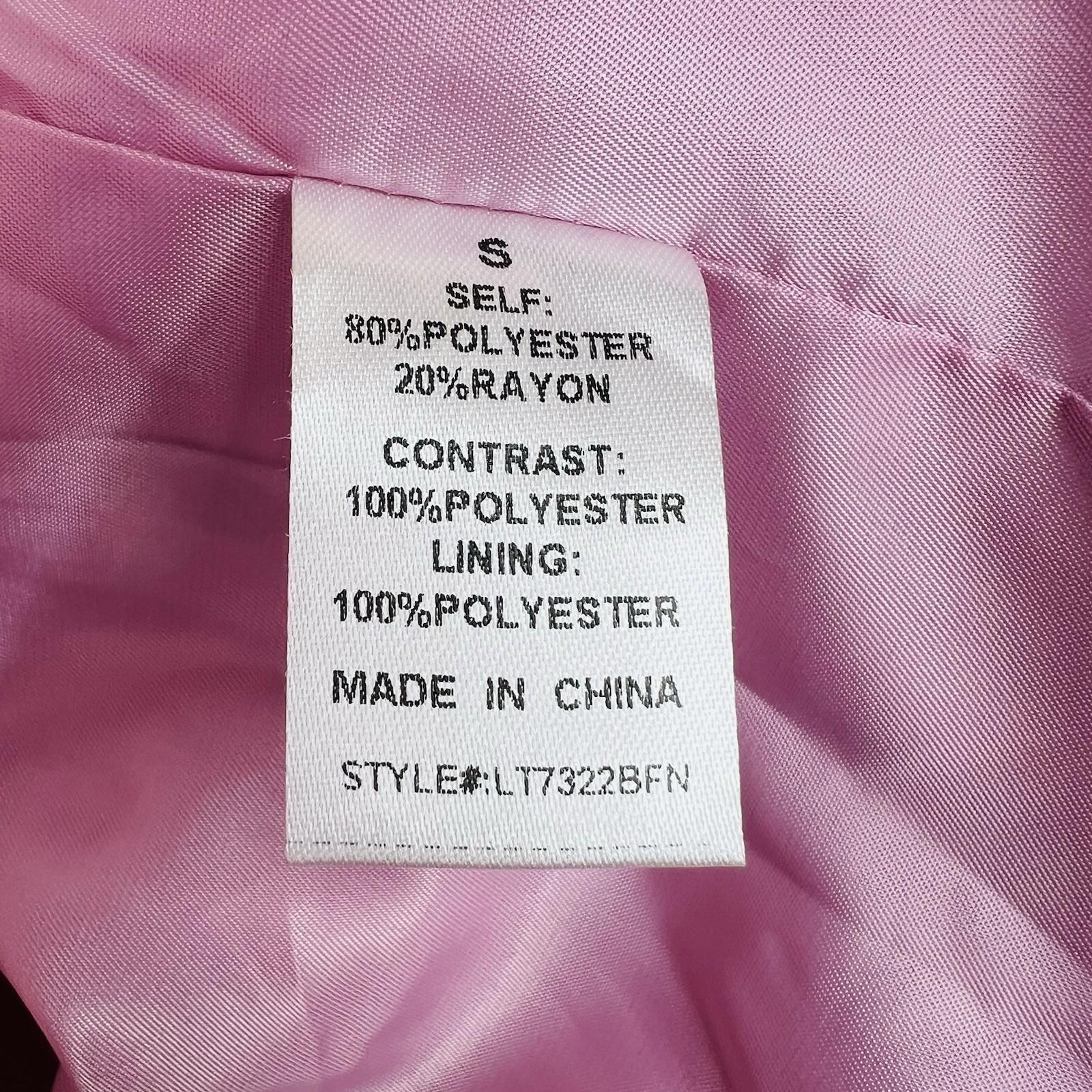 FashionNova Change of Season Pink Coat Size S Puffy Sleeves Midi Princess Roomy