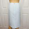 KASPER ASL 2PC Sky Blue Polyester Lined Short Sleeves Career Skirt Suit Size 6