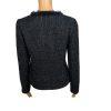 ALFANI 1PC Women Black Tweed Metallic Lined Collarless Blazer Size 4