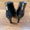 CHIARA FERRAGNI Made In Italy Deep Green Leather High Heels Booties Size 8