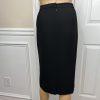 New KASPER 3PC Red Black Polyester Lined Cocktail Skirt Suit Size  14W Twill