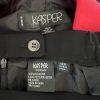 New KASPER 3PC Red Black Polyester Lined Cocktail Skirt Suit Size  14W Twill