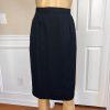 10-7572.jpg Kasper ASL Polyester Skirt 10 Suit 10P Beige Black Stand Up Collar Lined 2PC