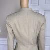 10-7576.jpg Kasper ASL Polyester Skirt 10 Suit 10P Beige Black Stand Up Collar Lined 2PC