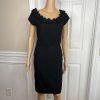 Kate Spade Wool Spandex Dress Size 2 Lined Sleeveless Bow Embellished A line