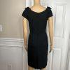 Kate Spade Wool Spandex Dress Size 2 Lined Sleeveless Bow Embellished A line
