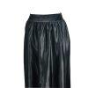 SUTTON STUDIO Women Long Maxi Black Satin Party Evening Skirt Size 10