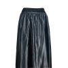 SUTTON STUDIO Women Long Maxi Black Satin Party Evening Skirt Size 10