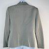 Le Suit Women Polyester Pant Suit 12P Light Gray Notch Collar Crepe Career 2PC