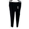 SuitSupply Brescia Wool Straight Tapered Leg Pants 40x31 Black Pleated Front New