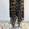 Beautiful high Low Lace dress Size L Black See Through Belted Gothic Grunge