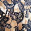Beautiful high Low Lace dress Size L Black See Through Belted Gothic Grunge