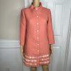 Anthropologie Lauren Moffatt Women Eastward Coral Wool Acrylic Lined Coat SZ M