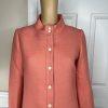 Anthropologie Lauren Moffatt Women Eastward Coral Wool Acrylic Lined Coat SZ M