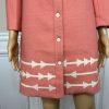Anthropologie Lauren Moffatt Women Eastward Coral Wool Acrylic Lined Coat SZ M