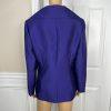 Giovanna Collection Polyester Blazer Set Size 10 Embellished Purple Lined Women