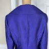 Giovanna Collection Polyester Blazer Set Size 10 Embellished Purple Lined Women