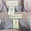 Platine Paris Women Wool Skirt 40 Suit 38 Lined Collarless Cocktail Career 2PC